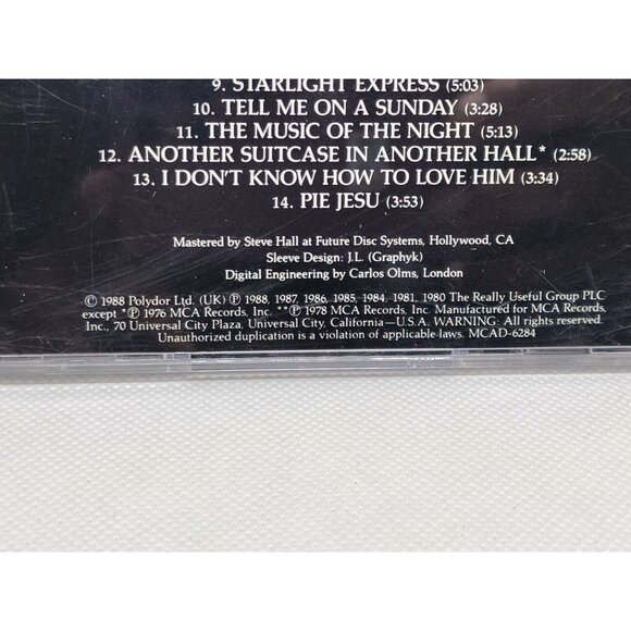 The Premiere Collection: The Best of Andrew Lloyd Webber Music CD – No Scratches - Picture 7 of 10